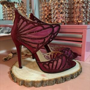 Elegant Red Stiletto Heels